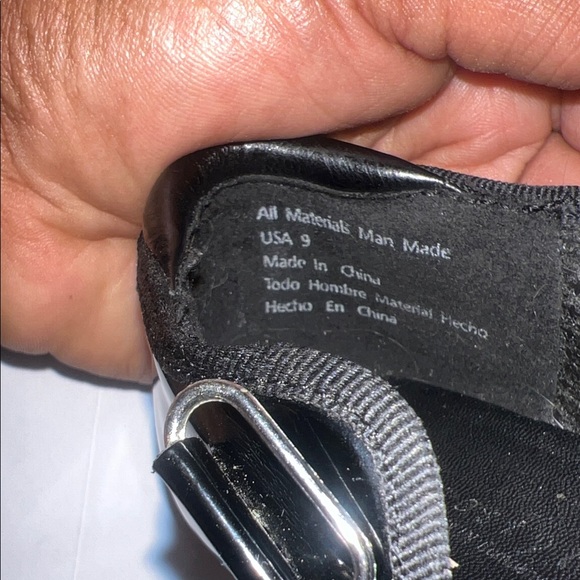 Freestyle Shiny Black Kids Tap Shoes - Picture 7 of 8